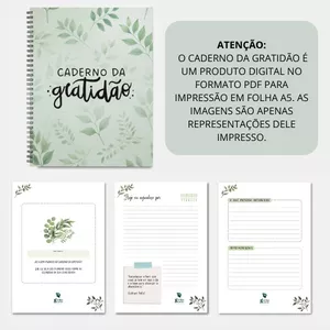 Imagem de capa para o Ebook Caderno da Gratidão (versão para impressão)