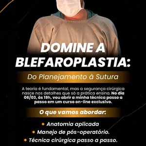 Imagem de Curso Completo de Blefaroplastia Superior criado por Dr. Rafael Ruman na hotmart