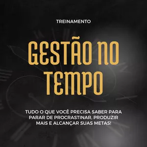 Imagem de capa para o Curso online Gestão no Tempo