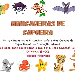 Imagem de capa para o Ebook Brincadeiras de Capoeira