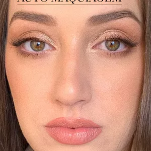 Imagem de capa para o Ebook A arte da auto maquiagem: Dicas pra você colocar em prática &amp; ver a mudança na sua forma de se maquiar.