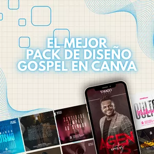 Imagen de portada para Curso online Pack de Artes Gospel Canva