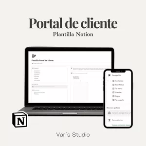 Imagen de portada para Curso online Plantilla de portal de clientes Notion para gestion de redes sociales