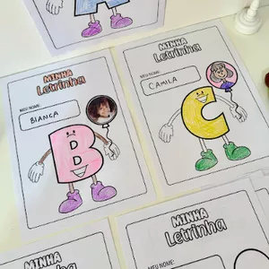 Imagem de capa para o Ebook 🖍️ATIVIDADE MINHA LETRINHA! 🖍️