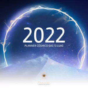 Imagem principal do produto Planner Cósmico das 13 Luas - 2022