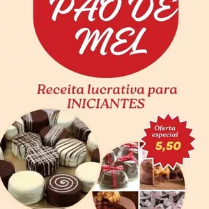 Imagem de capa para o Ebook Renda extra com venda de pão de mel