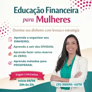 Imagem do curso Educação Financeira para Mulheres de Atitude