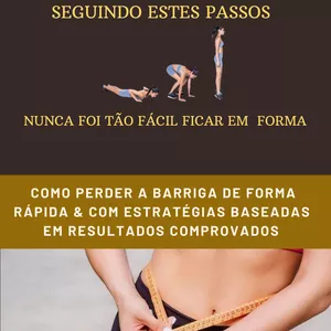 Imagem de capa para o Ebook TENHA UMA BARRIGA CHAPADA USANDO ESTES PASSOS
