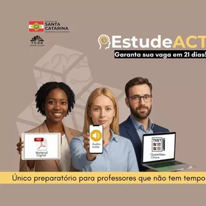 Imagem de capa para o Curso online CONHECIMENTOS GERAIS E CONHECIMENTOS DA METODOLOGIA DA PRÁTICA DOCENTE - Preparatório Processo Seletivo ACT 2025