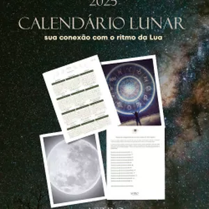 Imagem de capa para o Ebook Calendário Lunar 2025 – sua conexão com o ritmo da Lua