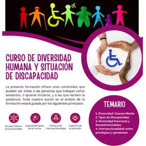 Imagen de portada para Curso online Diversidad Humana y situación de discapacidad