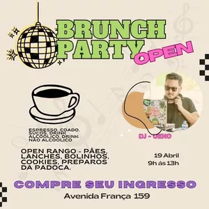 Imagem de capa para o Evento presencial BRUNCH PARTY PADOCA DO CAIPIRA