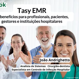 Imagem de capa para o Ebook Tasy EMR: Os benefícios para profissionais, pacientes, gestores e instituições hospitalares