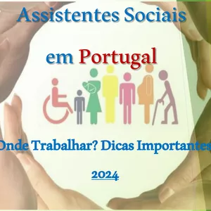 Imagem de capa para o Ebook Guia para Assistentes Sociais em Portugal, Onde Trabalhar? Dicas Importantes
