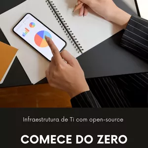Imagem de capa para o Ebook  Infraestrutura de TI com Open-source - Começando do zero