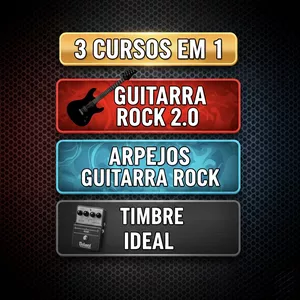 Imagem de capa para o Curso online Kit de Técnica para Guitarra Rock
