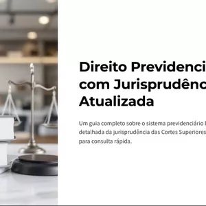 Imagem de capa para o Ebook Direito Previdenciário com Jurisprudência Atualizada