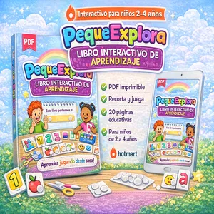Imagen de portada para Ebook Peque Explora: Mi Primer Libro Interactivo (PDF).