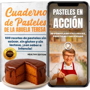 Imagen de portada para Curso online 620 RECETAS DE POSTRES E PASTELES + 40 VIDEOCLASSES