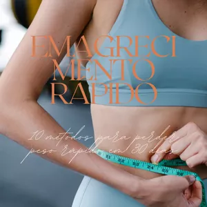 Imagem de capa para o Ebook 10 métodos para perder peso rápido em 30 dias