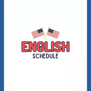 Cover image for Ebook English Schedule - Cronograma de Estudos - Paula Almendro