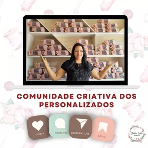 Imagem de capa para o Curso online Comunidade Criativa dos Personalizados
