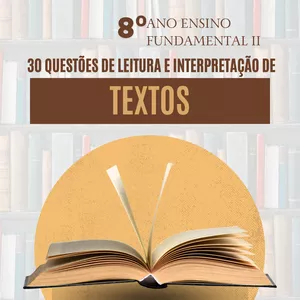 Imagem de capa para o Curso online Atividades Prontas! Questões de Interpretação de texto 8º ano Ensino Fundamental II