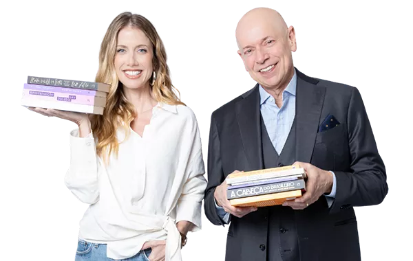 Gabriela Prioli e Leandro Karnal
