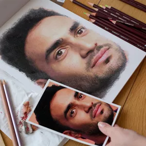 Imagen de portada para Servicio online Haremos el dibujo colorido y realista de tu retrato