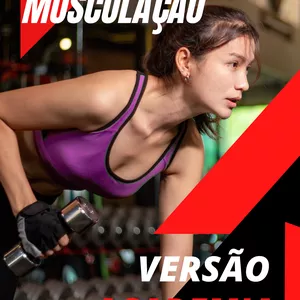 Imagem de capa para o Ebook Treino Iniciante Musculação versão academia