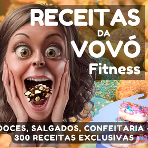 Imagem de capa para o Ebook RECEITAS DA VOVÓ FITNESS + 300 Receitas EXCLUSIVAS