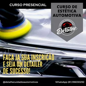 Imagem de capa para o Evento presencial Curso Presencial de Estética Automotiva. De 26 a 28 de nov de 2021