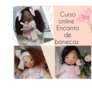 Imagem de capa para o Curso online CURSO ENCANTO DE BONECA (BONECA DE PANO)