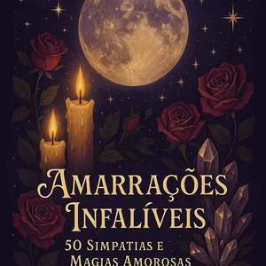 Imagem de capa para o Ebook AMARRAÇOES INFALIVEIS simpatias e magias amorosas 