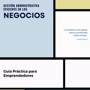 Imagen de portada para Ebook Gestión Administrativa Eficiente para Negocios: Guía Práctica para Emprendedores