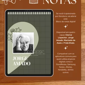 Imagem de capa para o Ebook Bloco de notas - Jorge Amado