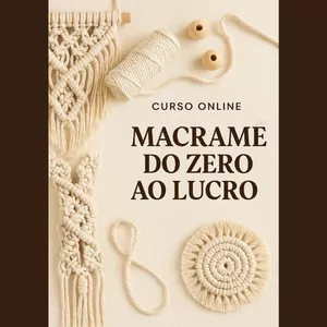 Imagem do curso Macramê do Zero ao Lucro