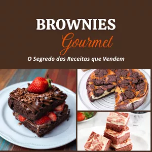Imagem de capa para o Ebook Receitas de Brownies 