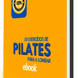 Imagem de capa para o Ebook Pilates em Casa 10 Exercícios de Pilates para a Coluna Lombar