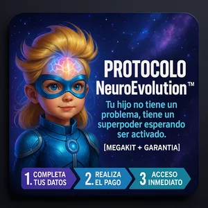 Imagen de portada para Curso online Protocolo NeuroEvolution™️: Tu hijo no tiene un problema, tiene un superpoder esperando ser activado. [MEGAKIT + GARANTÍA]