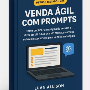 Imagem de capa para o Ebook VENDA ÁGIL COM PROMPTS