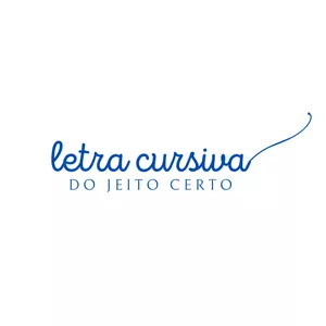 Imagem de capa para o Curso online Letra Cursiva do Jeito Certo