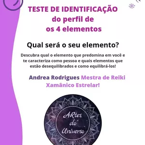 Imagem de capa para o Ebook TESTE: identificação do perfil dos 4 elementos