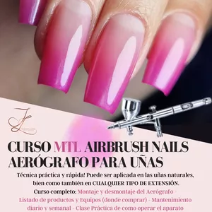 Imagen de portada para Curso online MTL AirBrush Nails / Aerógrafo para uñas
