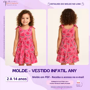 Imagem de capa para o Curso online Molde Vestido Infantil Baby