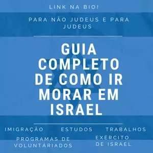 Imagem do curso Guia Completo de Como ir morar em Israel. Imigração, Trabalhos, Voluntariados e Éxercito de Israel