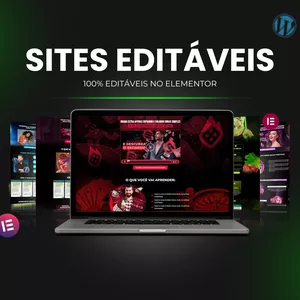 Imagem de capa para o Curso online Pack de Sites Editáveis