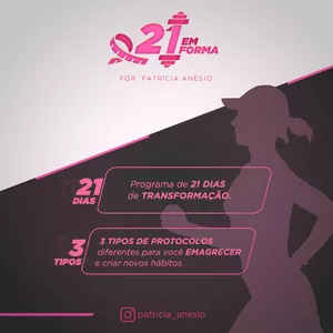 Imagem de capa para o Ebook 21 em Forma - 2ª Edição!
