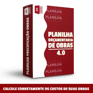 Planilha PLANILHA ORÇAMENTARIA DE OBRAS 4.0