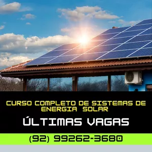 Imagem de capa para o Evento presencial CURSO DE IMPLANTAÇÃO E MANUTENÇÃO DE ENERGIA SOLAR